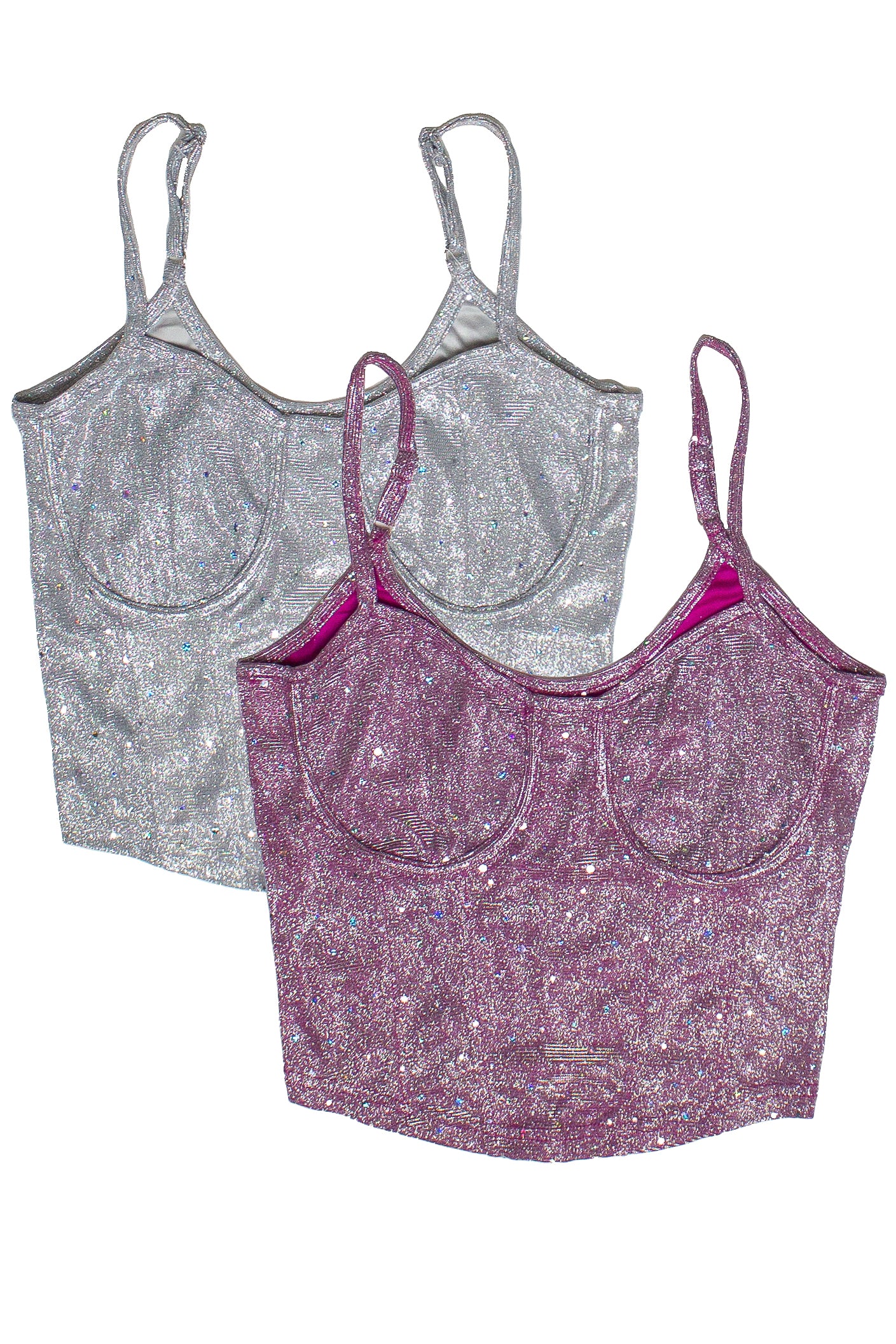 Holographic Glitter Bustier Top – Ragstock