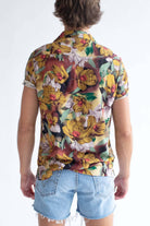 Golden Flora Hawaiian Camp Shirt