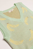 Green Bananas Sweater Vest