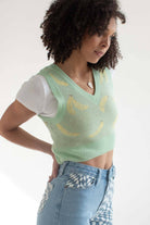 Green Bananas Sweater Vest