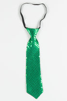 Green Sequin Neck Tie