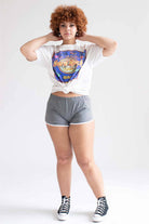 Grey Athletic Dolphin Shorts (Extended Sizes)