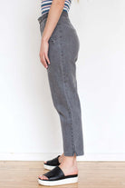 Grey Pleated Contempo Jeans (sz. 11)