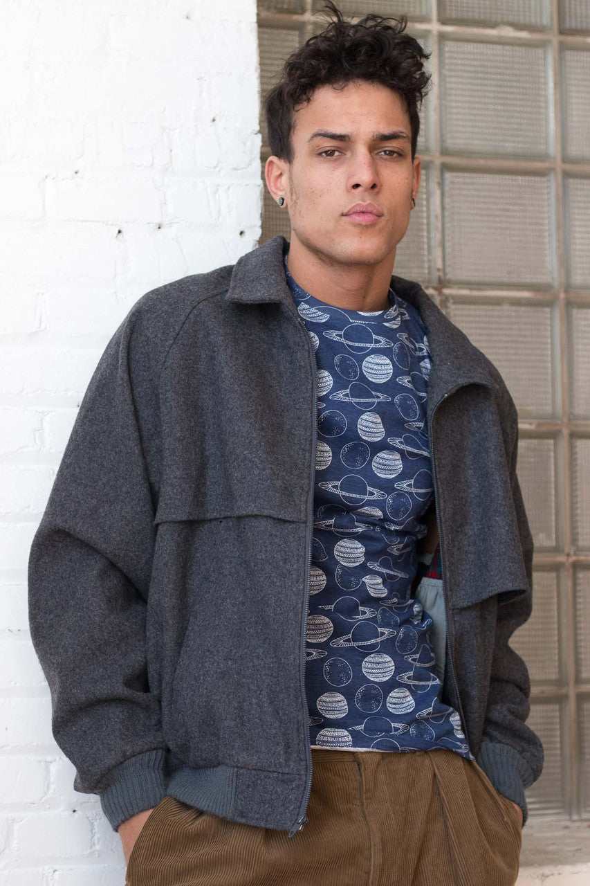 Grey Wool Pendleton Jacket 1