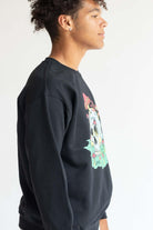 Growing Shrooms On A Skull Sweatshirt