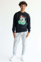Growing Shrooms On A Skull Sweatshirt