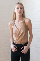 Copper Crackle Bodysuit