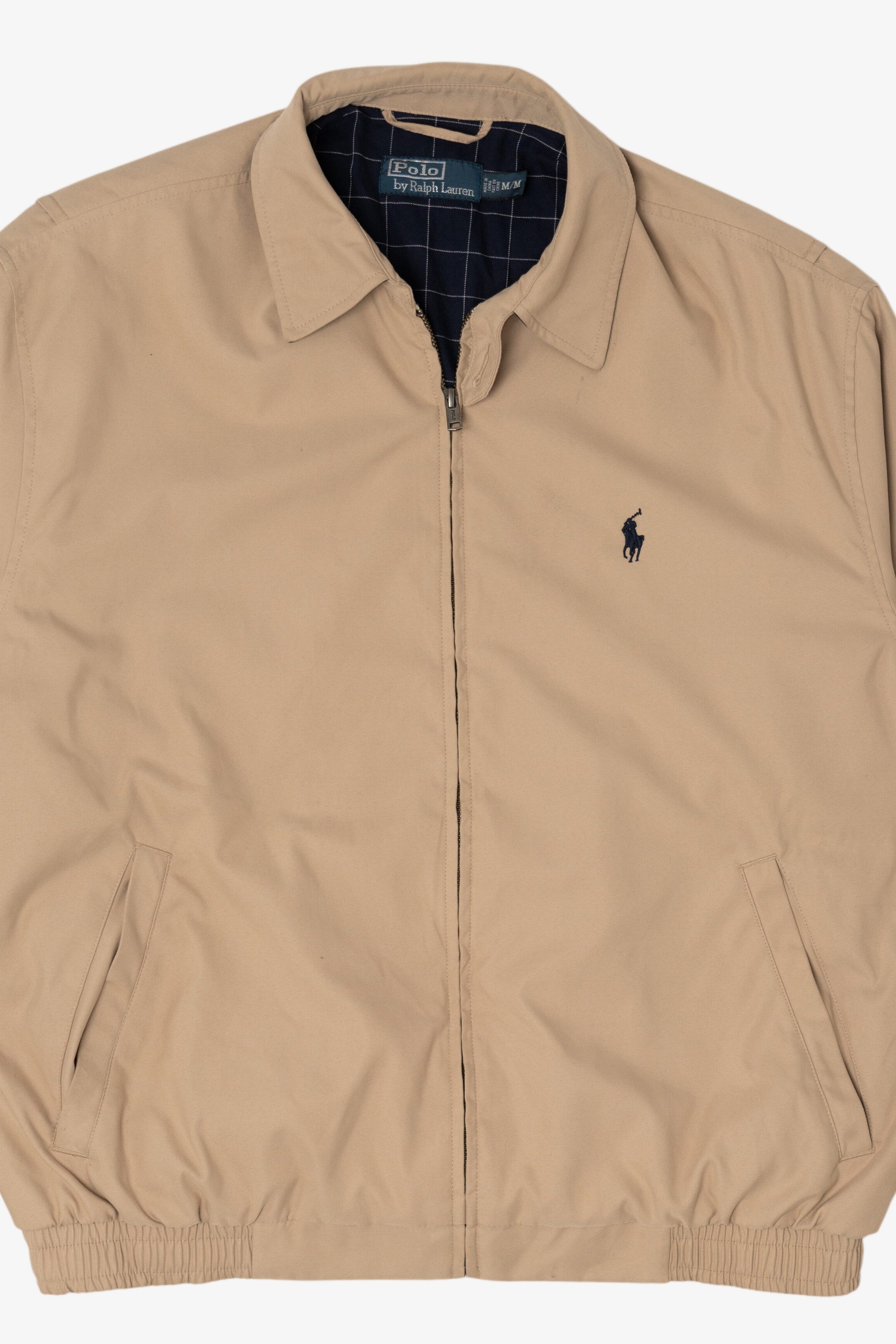Vintage Beige Polo By Ralph Lauren Harrington Jacket (1990s)
