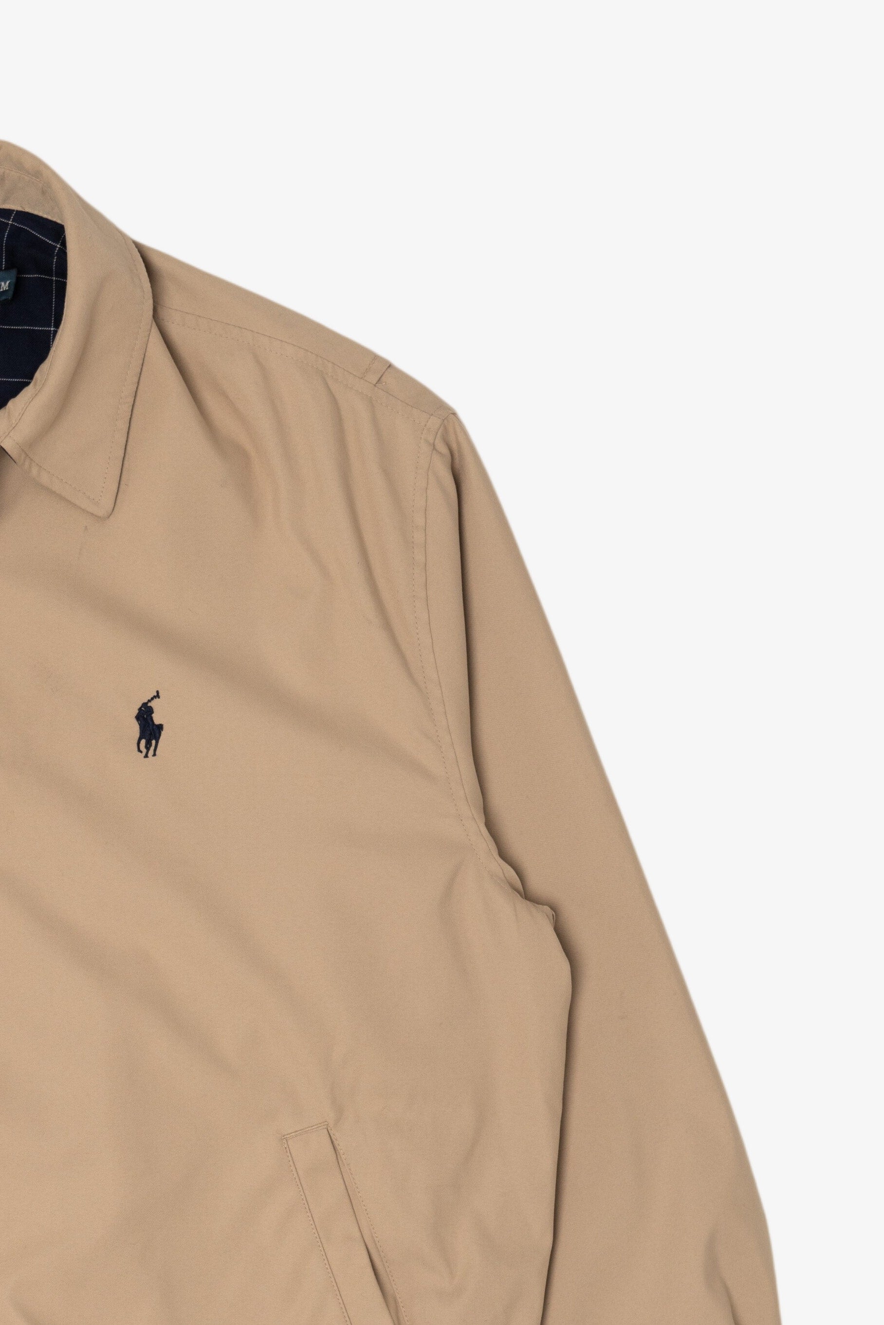 Vintage Beige Polo By Ralph Lauren Harrington Jacket (1990s)