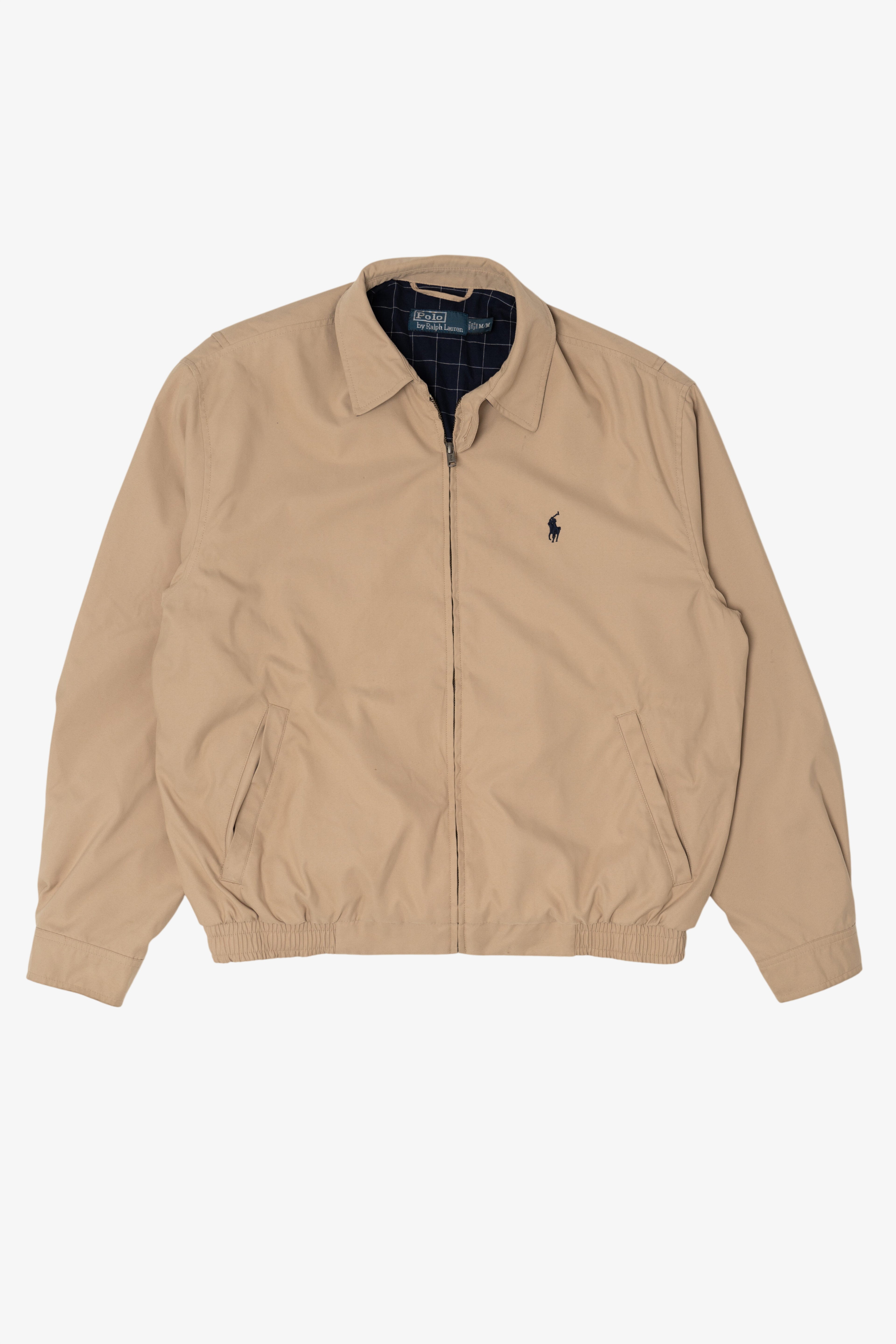 Vintage Beige Polo By Ralph Lauren Harrington Jacket (1990s)