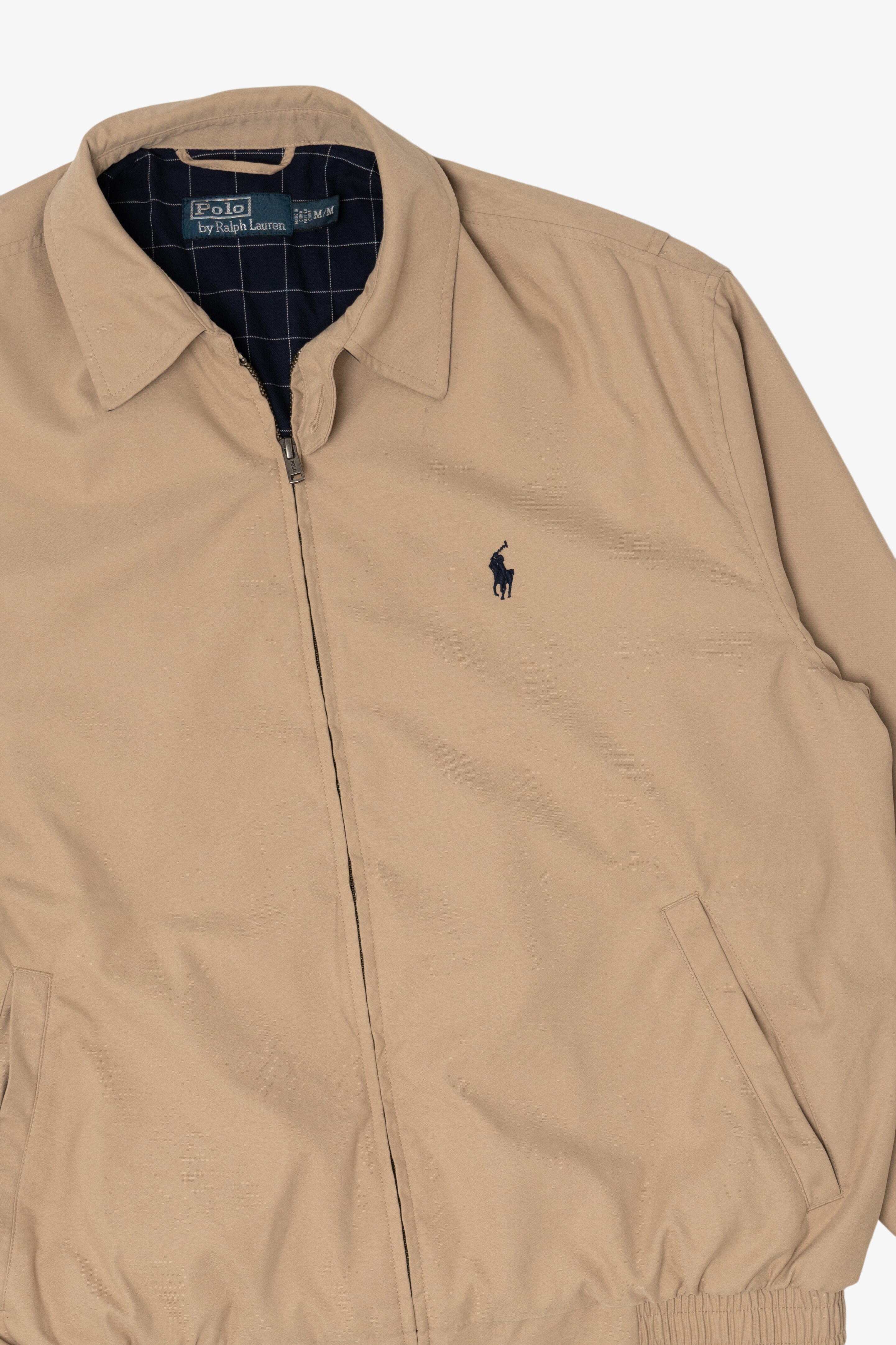 Vintage Beige Polo By Ralph Lauren Harrington Jacket (1990s)