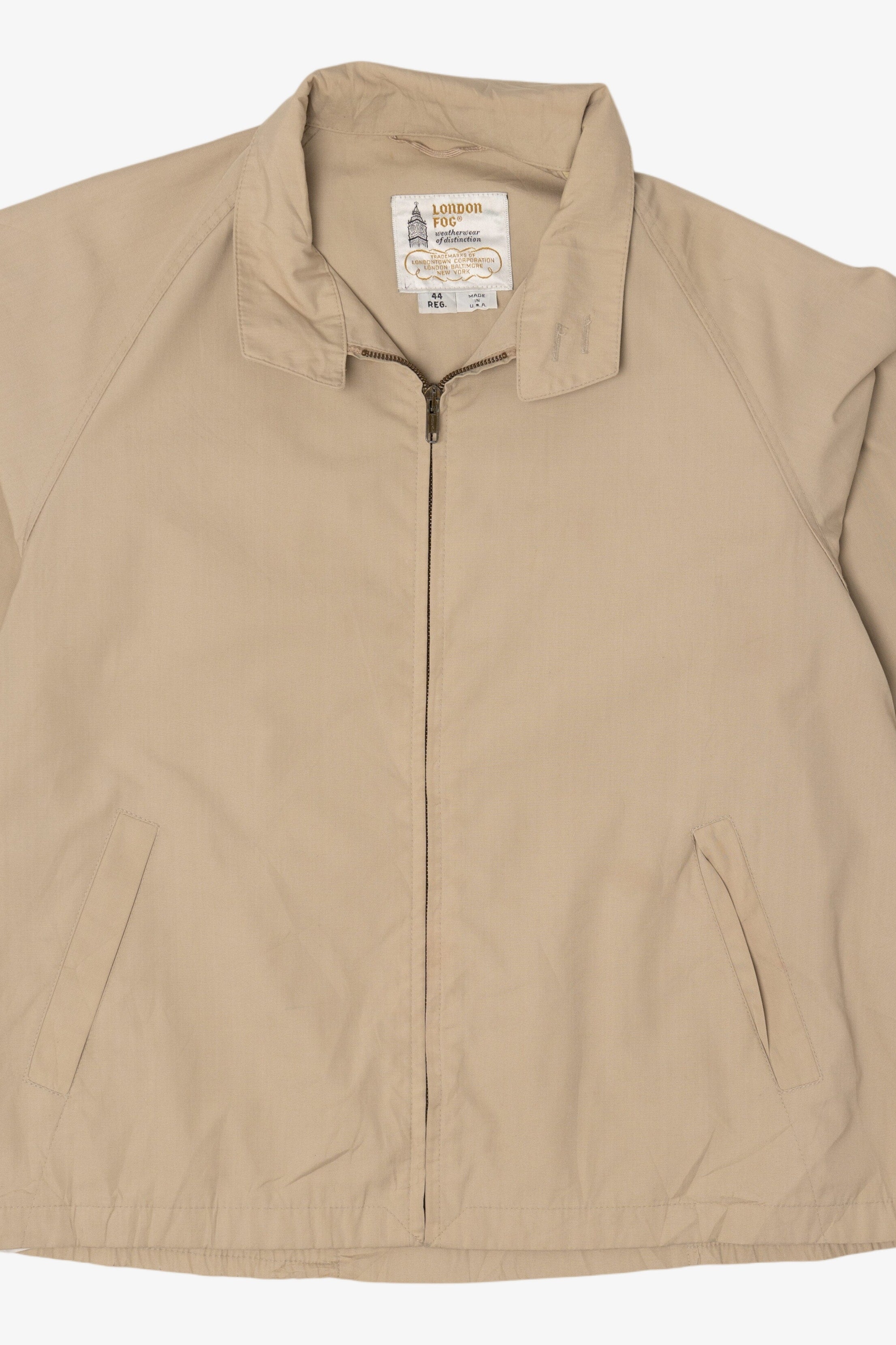 Vintage Beige London Fog Lightweight Jacket (1970s)