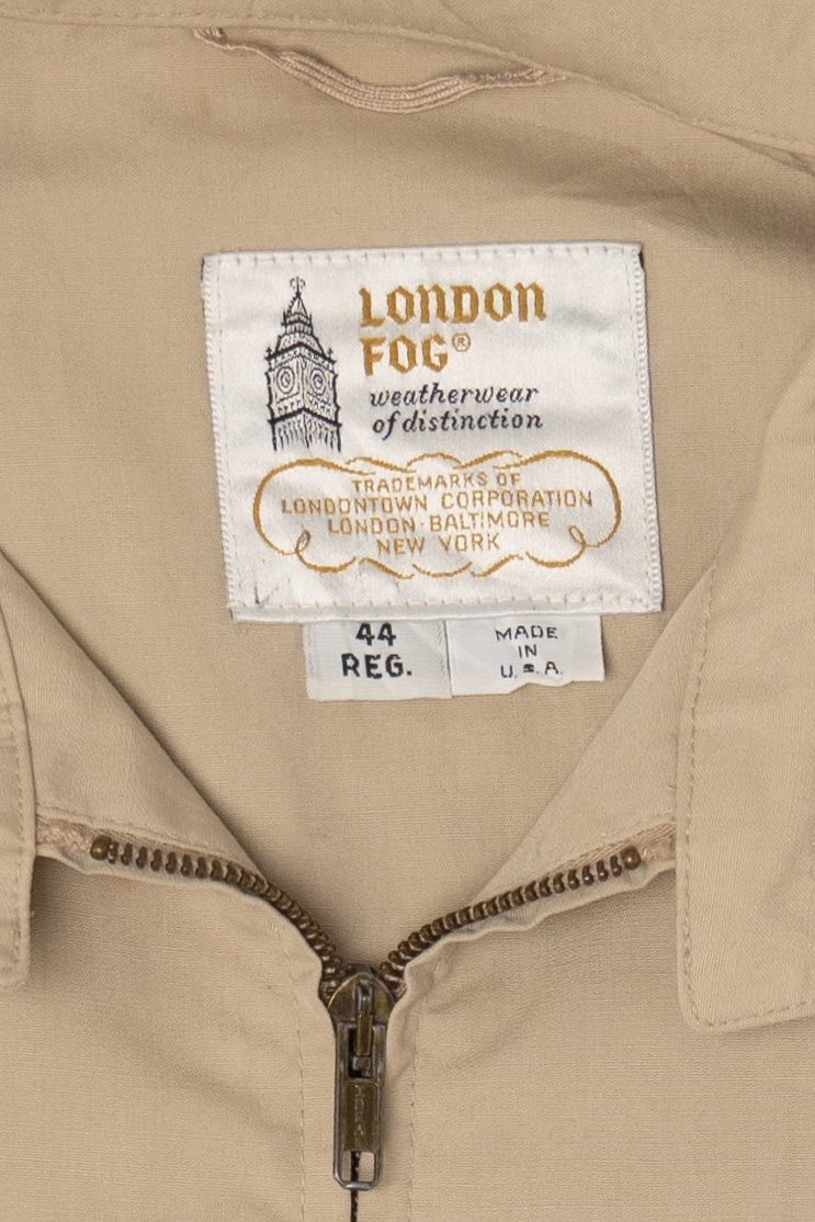Vintage Beige London Fog Lightweight Jacket (1970s)