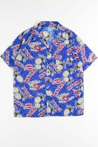 Blue Hawaiian Islands Pineapple Hawaiian Shirt