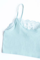 Haze Sage Lace Inset Seamless Cami