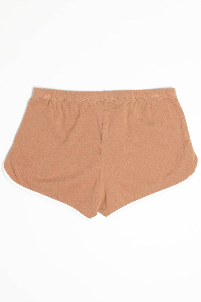 Hazelnut Athletic Dolphin Shorts