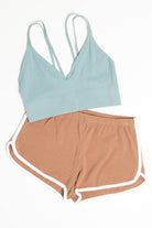 Hazelnut Athletic Dolphin Shorts