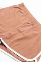 Hazelnut Athletic Dolphin Shorts