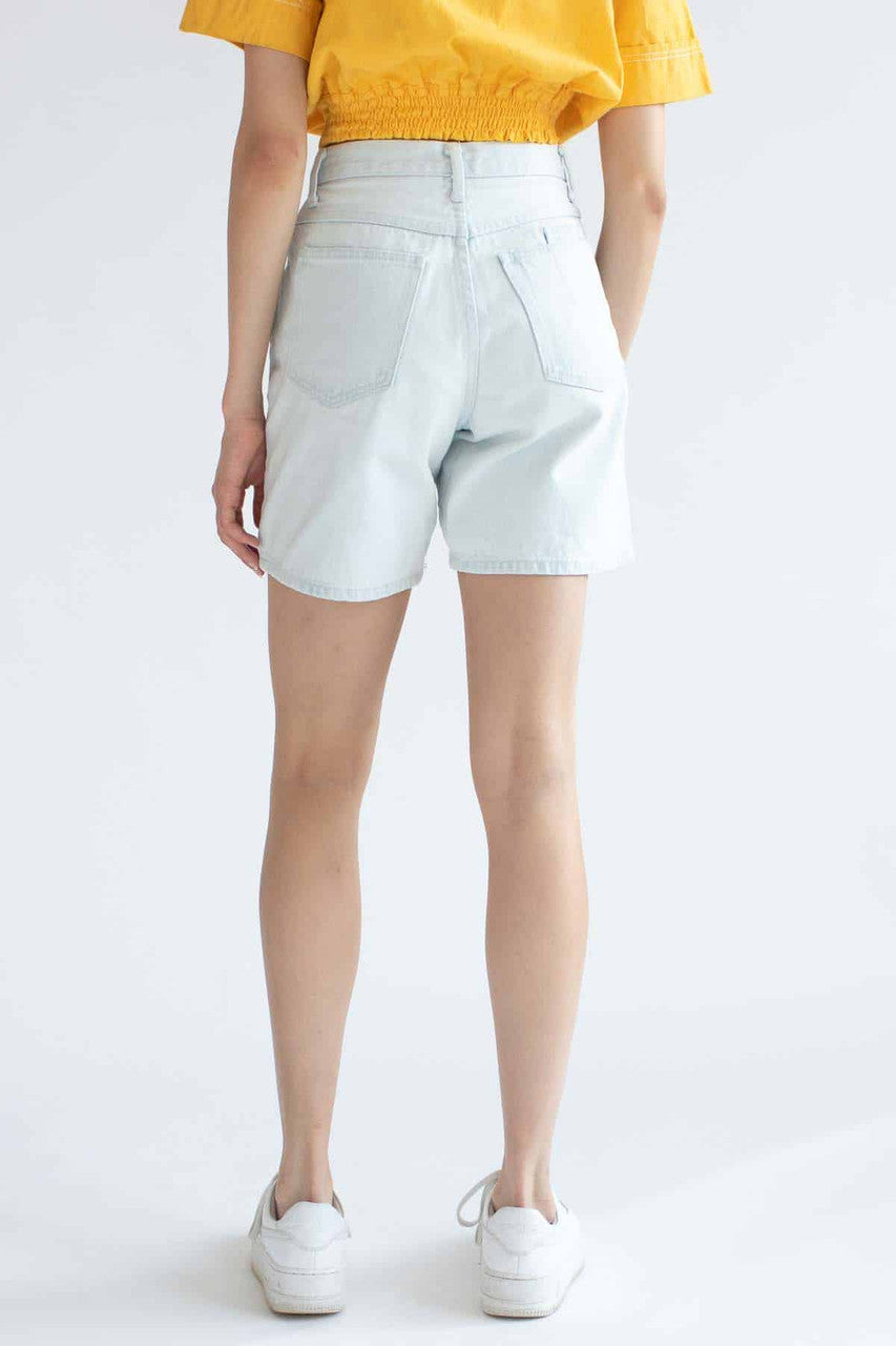 High Waisted Bermuda Denim Shorts (sz. 4)