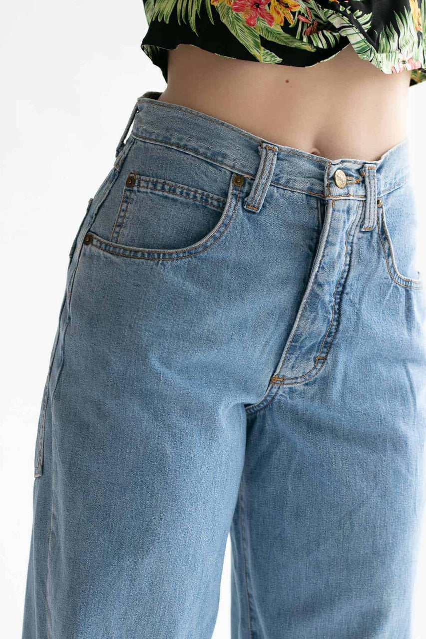 High Waisted Wide Leg Mudd Jeans (sz. 5)