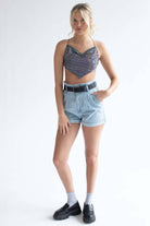 Holographic Dot Bandana Top