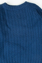 Navy English Fisherman Sweater 446