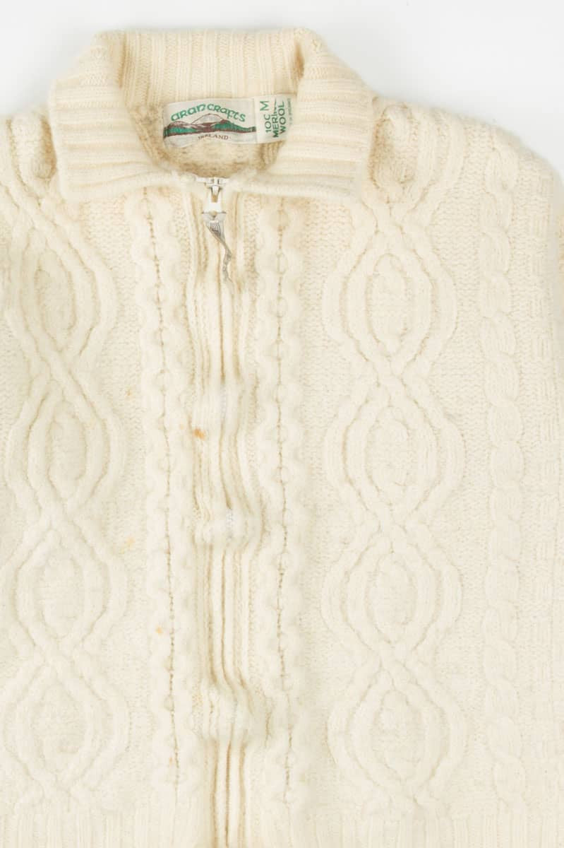 Aran Crafts Irish Fisherman Cardigan 582
