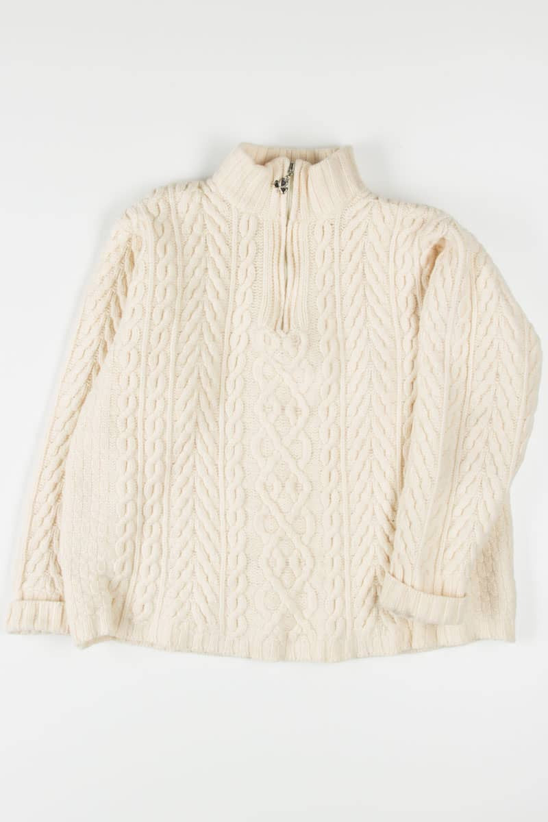 Aran Crafts Irish Fisherman Pullover Sweater 394