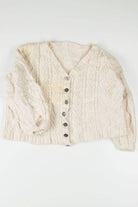 Irish Fisherman Cropped Cardigan 490