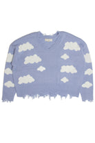 Distressed Cloud Sweater