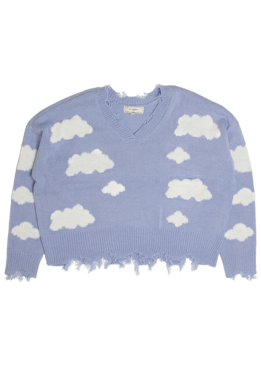 Distressed Cloud Sweater