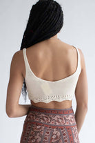 Ivory Knit Crop Tank