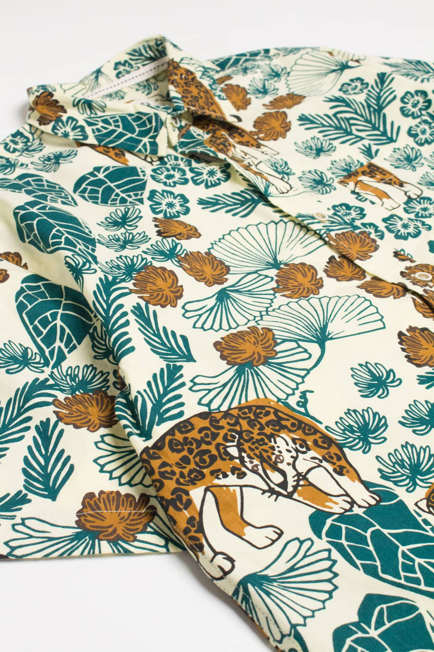 Jaguar Jungle Woven Button Up Shirt