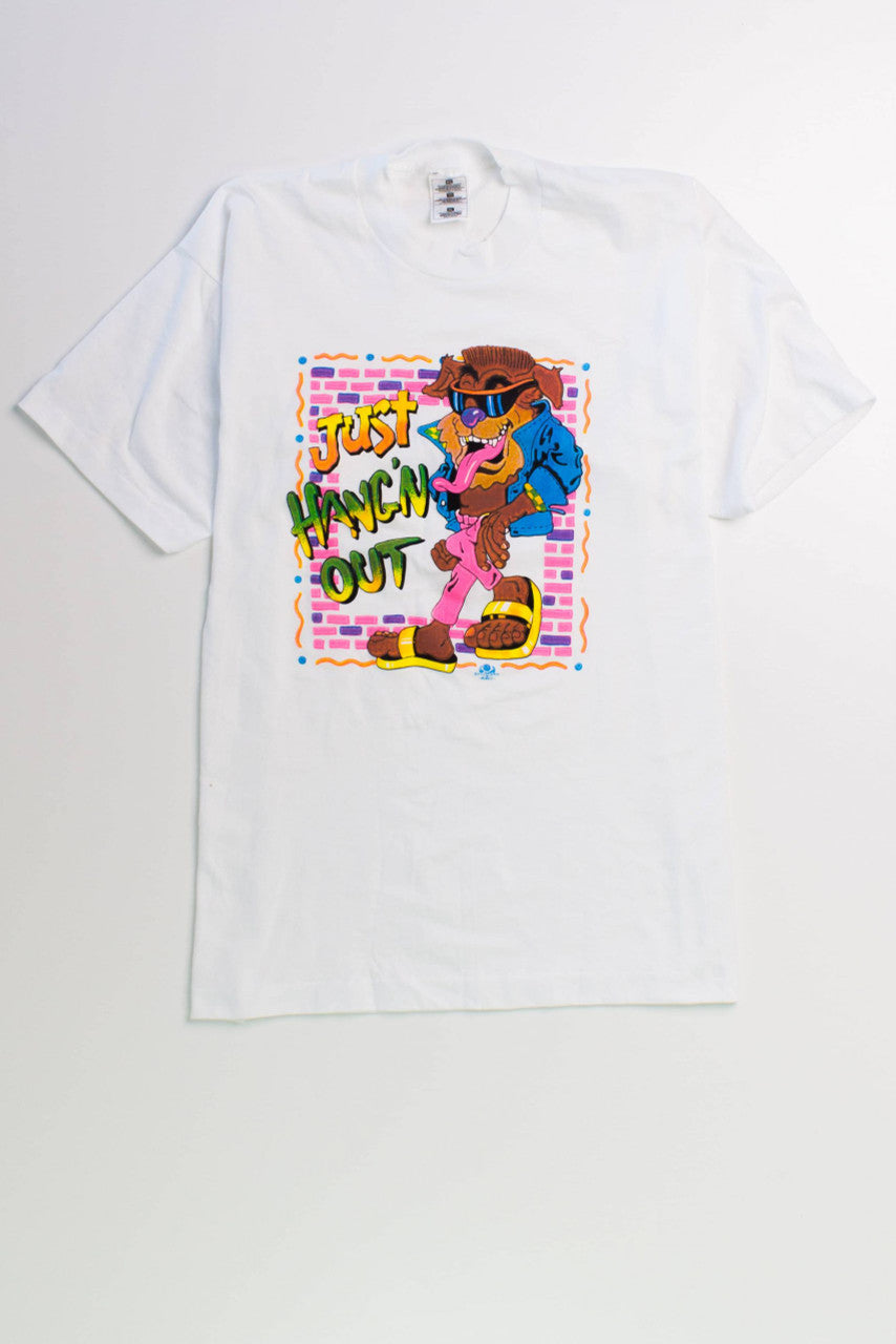 Hangin' Out 90s DEADSTOCK Novelty T-Shirt