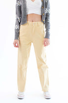 Khaki Carpenter Dad Jeans