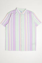 Lavender Striped Button Up Shirt