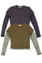 Layered Lace Long Sleeve Tees