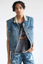 Levi Flannel Lined Denim Vest
