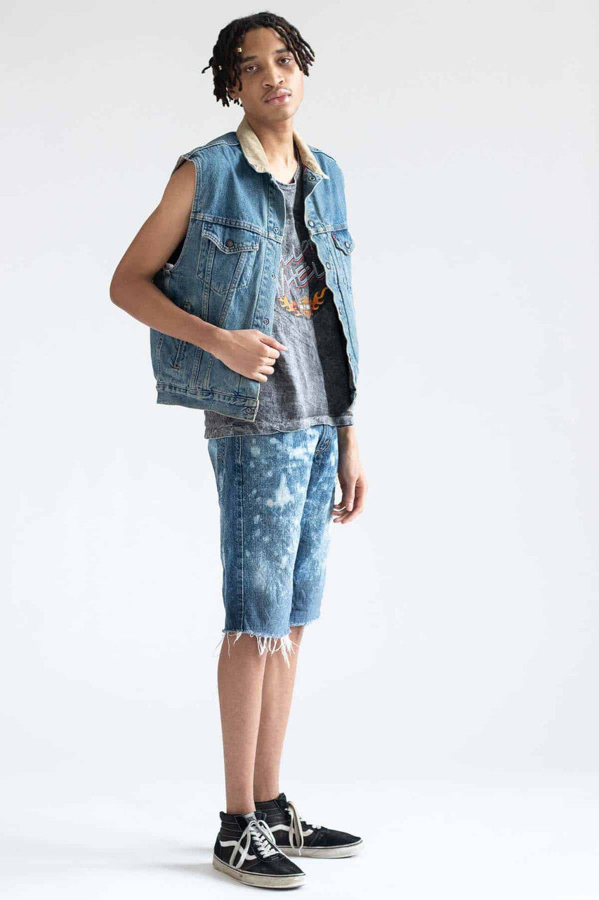 Levi Flannel Lined Denim Vest