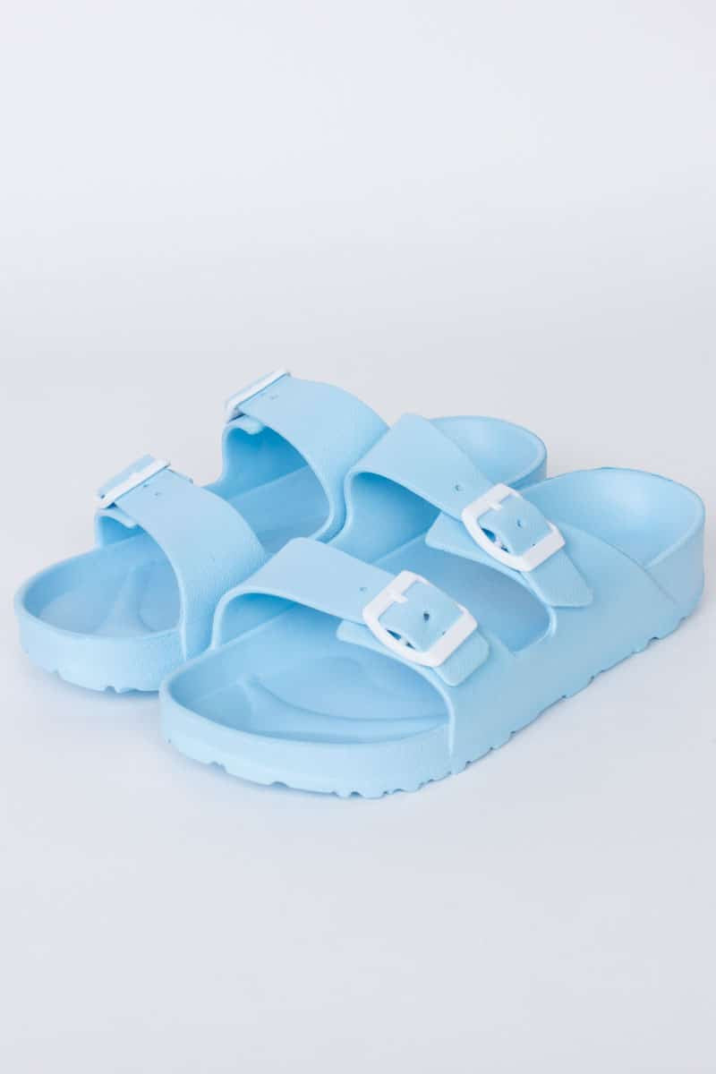 Light Blue Foam Sandals