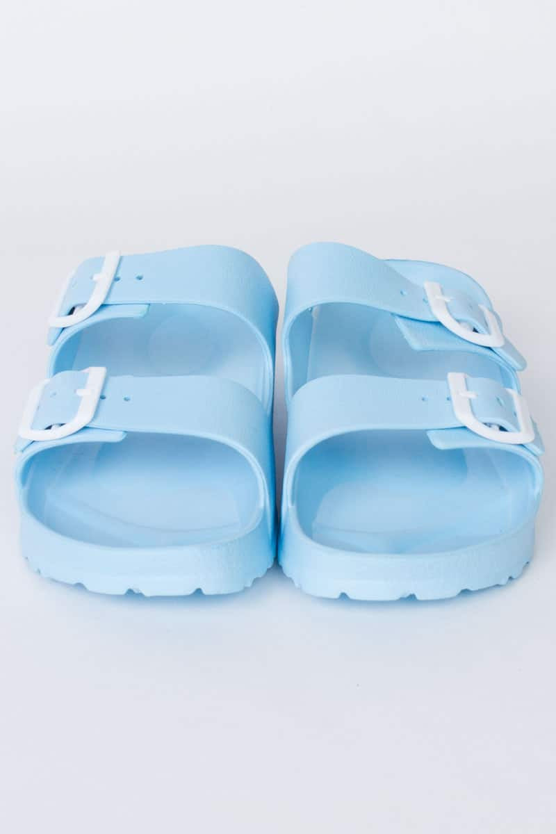 Light Blue Foam Sandals
