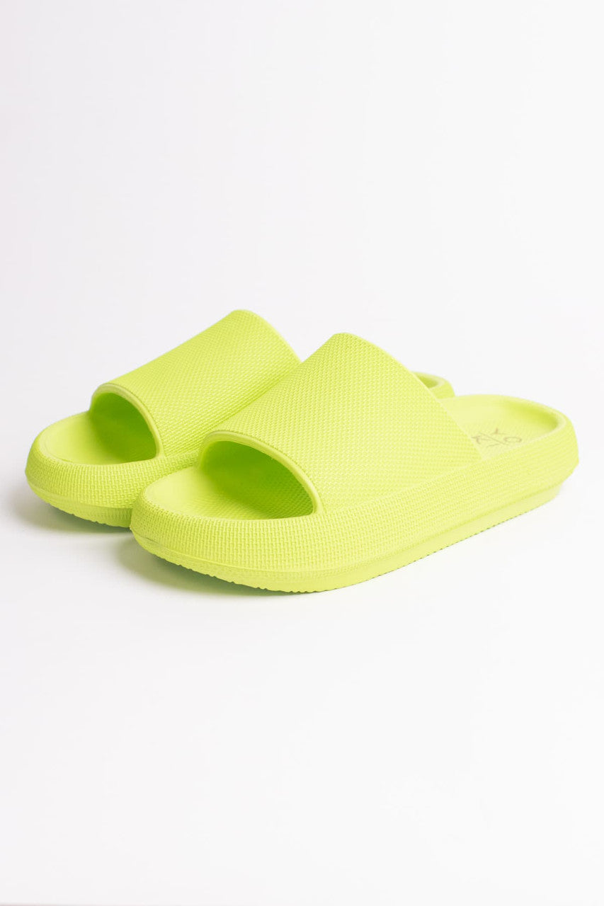 Lime Foam Slides