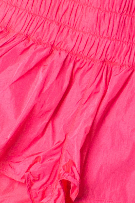 Fuchsia Lined Athletic Shorts