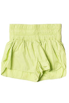 Lime Green Lined Athletic Shorts