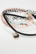 Locket & Beaded Choker Set