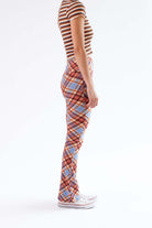 Maple Plaid Bell Bottoms
