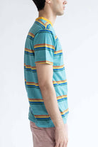 Marled Aqua Striped T-Shirt