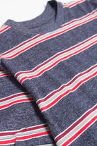 Marled Navy Striped T-Shirt