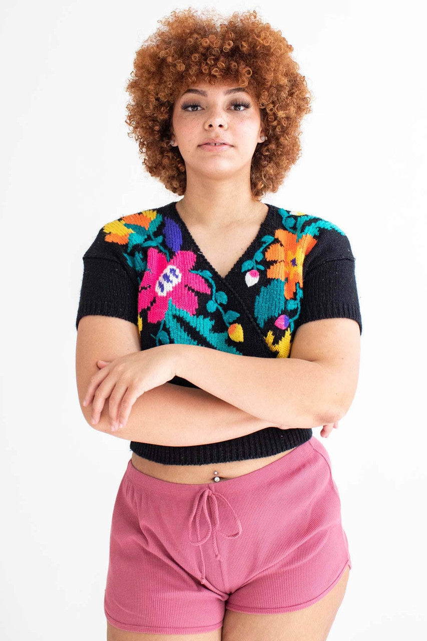Mauve Thermal Dolphin Shorts (Extended Sizes)