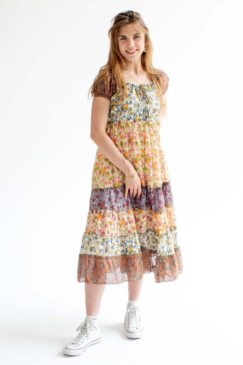 Maxi Patch Dress